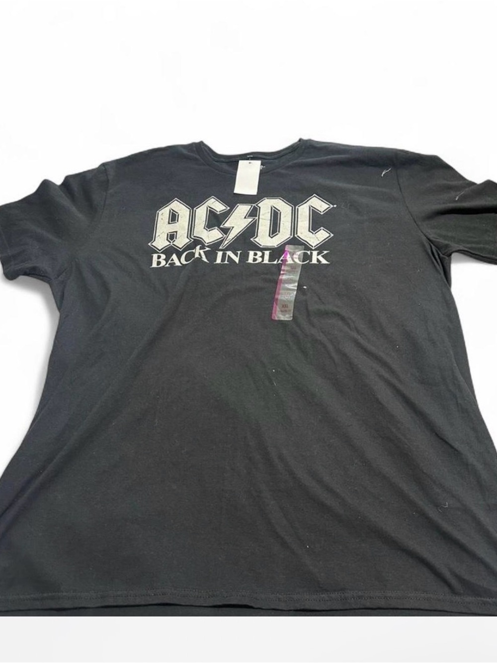 AC/DC Black "Back in Black" Graphic Tee